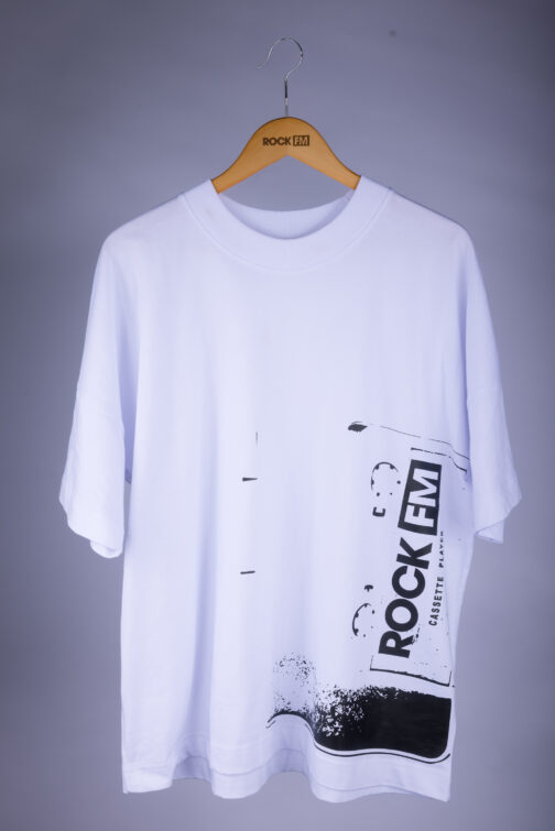 Oversize-Shirt - walkman - white – Bild 3