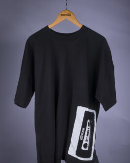 Oversize-Shirt – casette big – black