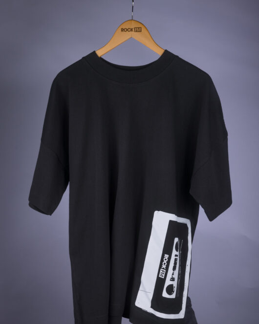 Oversize-Shirt – casette big – black