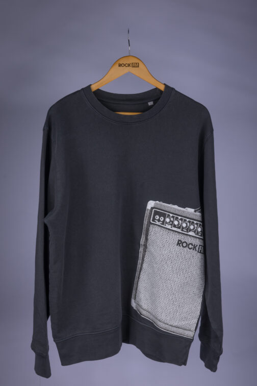 Vintage-Sweatshirt - AMP - G. Dyed Black Rock – Bild 4