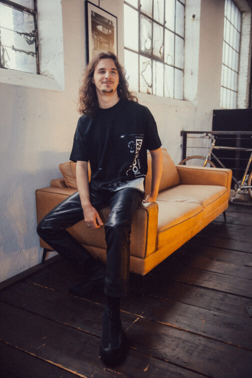 Oversize-Shirt - walkman - black – Bild 3