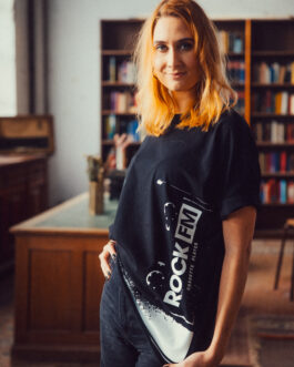 Oversize-Shirt – walkman – black