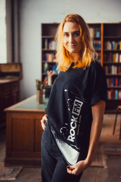Oversize-Shirt - walkman - black – Bild 2