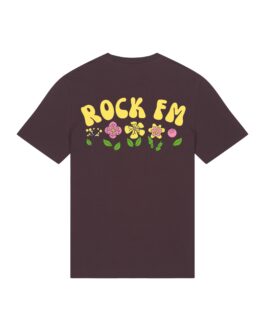 T-Shirt – Flower – red brown
