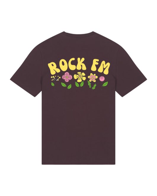 T-Shirt – Flower – red brown
